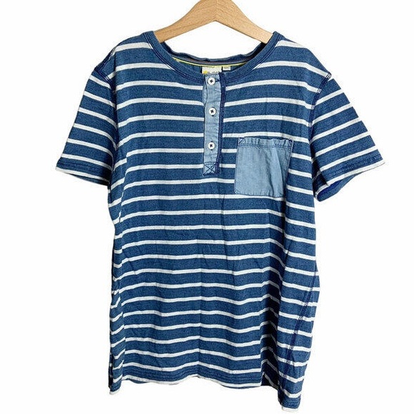 Mini Boden Other - Mini Boden Striped Pocket Henley T Shirt, 11-12, MSRP $38